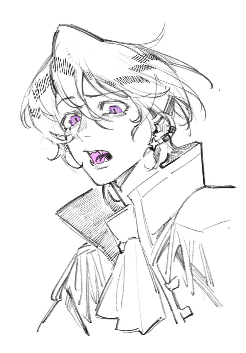 雪狐🦊&amp;蛇🐍
#fluixonfanart 
#saparatafanart