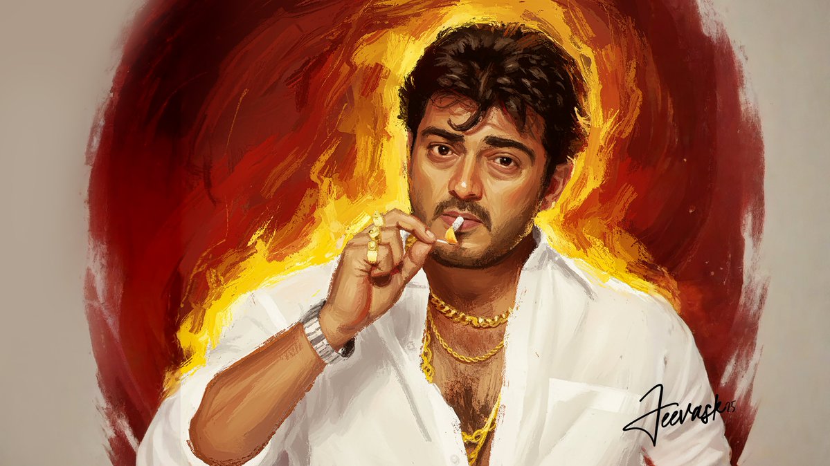 jeevaskj's tweet image. #AttagasamReRelease Attagasam Thala Ajith Painting 2025
#AjithKumar #AK64 #Attagasam #Thalaajith #AjithKumar #AjithKumarRacing #AK #Painting #Oilpainting #digitalpainting 
@ThalaFansClub @ThalaAjith_FC @Thalafansml @AjithUKFans @TrendsAjith