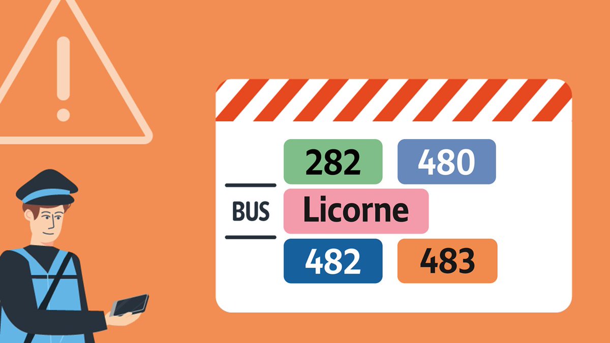 SeineOrly_IDFM's tweet image. #InfoTrafic #Bus282 #Bus480 #BusLicorne #Bus482 #Bus483
🟠D&apos;importants retards sont à prévoir sur l&apos;ensemble de nos lignes de bus en raison d&apos;un trafic routier particulièrement dense.

Merci de votre compréhension🙏
