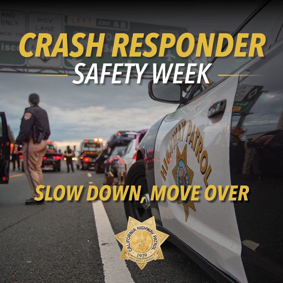 Crash Responder Safety Week 2025: November 17-21
"Safety Starts With You–Slow Down and Move Over!"
The CRSW affords a unique opportunity for every Traffic Incident Management community member to make a difference individually &amp; jointly for roadway safety during traffic incidents.