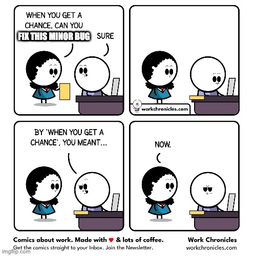 trymultiplayer's tweet image. When ‘minor bug’ turns into a major context switch…