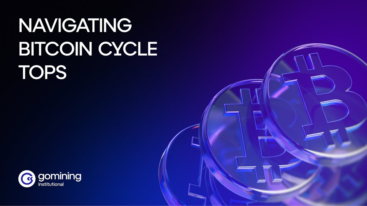 Most Bitcoin top signals are just noise.

Our new research shows why no single model works, and why multi-signal convergence is the only thing that matters.

If you want to understand how cycle tops actually form, start here 👇

gomining.com/blog/navigatin…