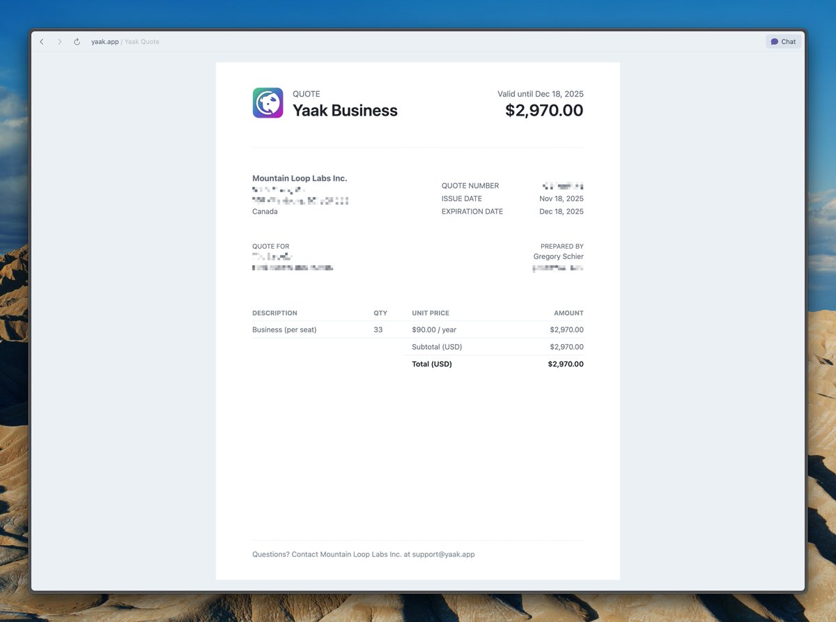 Got my second quote request today, so decided to make a quote generator page, instead of using a crappy Google Docs template.