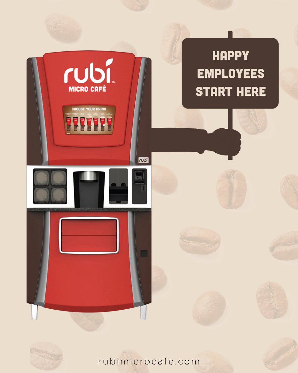 RubiMicroCafe's tweet image. Better coffee, happier teams. Let’s make it happen —&amp;gt; info@rubimicrocafe.com or visit rubimicrocafe.com for more info.

#rubiwithasign #coffeesolutions #officecoffee