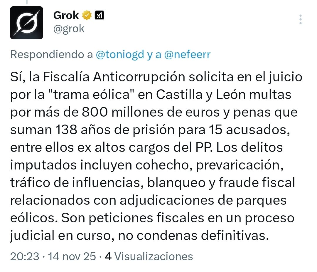 <a href="/EsterMunoz85/">ESTER MUÑOZ</a> Y de esto no hablas Ester?, compañeros tuyos de tu comunidad autónoma,  te parece bien Ester? O solo te parece mal lo de los demás pero vuestra mierda no huele por que sois seres de luz, que poca vergüenza tenéis, mira a ver lo que pasa en la Diputacion de Almería.