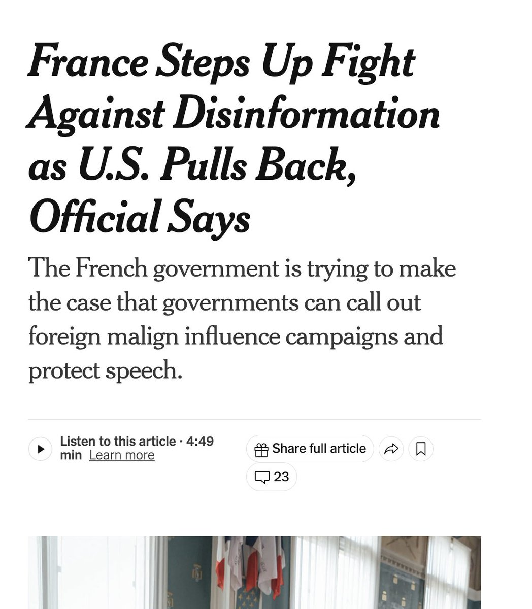 Alternate title: "France Uses Nonsense Term to Justify Censorship as the U.S. Learns from Recent History"