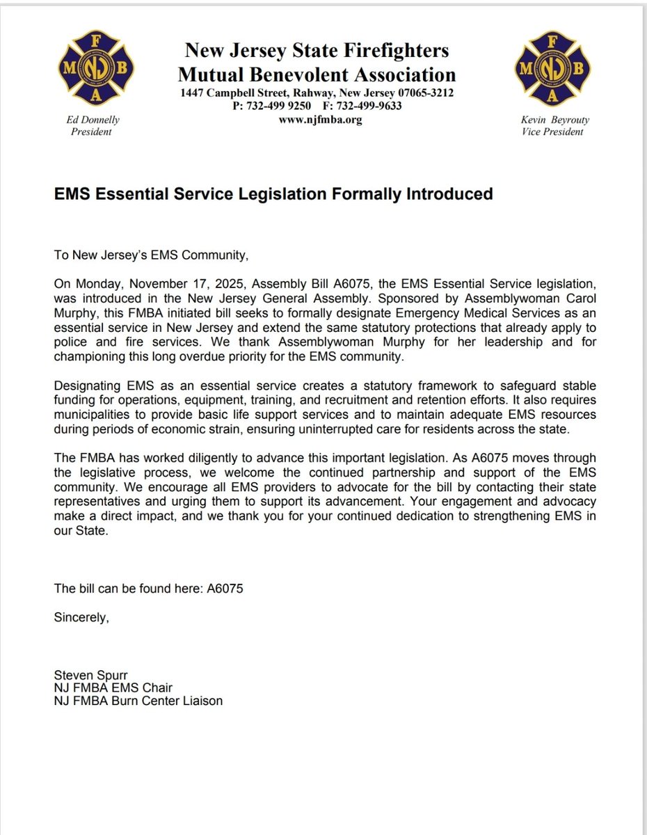 If you live in NJ, this Legislation is long past due. Please contact your Representatives and State Senators to support this important bill.