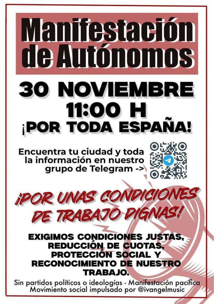 Ecoproyecta's tweet photo. Tenía que pasar... #autónomos del mundo, uníos! ✊  
Por unas condiciones de trabajo dignas, también para arquitectos, abogados, escritores y otros profesionales que sufrimos una burocracia kafkiana y unas condiciones laborales desajustadas a nuestra realidad #30N https://t.co/3KkfFXI5dd