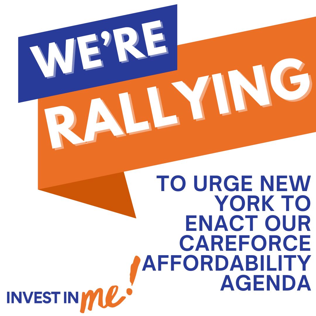 AspireWNY's tweet image. We’re rallying right now with hundreds of advocates to encourage NYS to enact our CareForce Affordability Agenda and financial protections to meet the needs of the DSPs who care for people with I/DD. #InvestInMe #InvestInUs