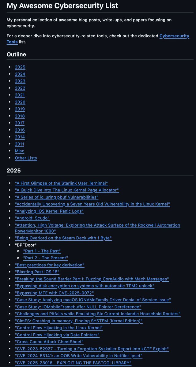 0xor0ne's tweet image. Collection of blog posts, write-ups, papers and tools related to cybersecurity, reverse engineering and exploitation

github.com/0xor0ne/awesom…

#cybersecurity #infosec