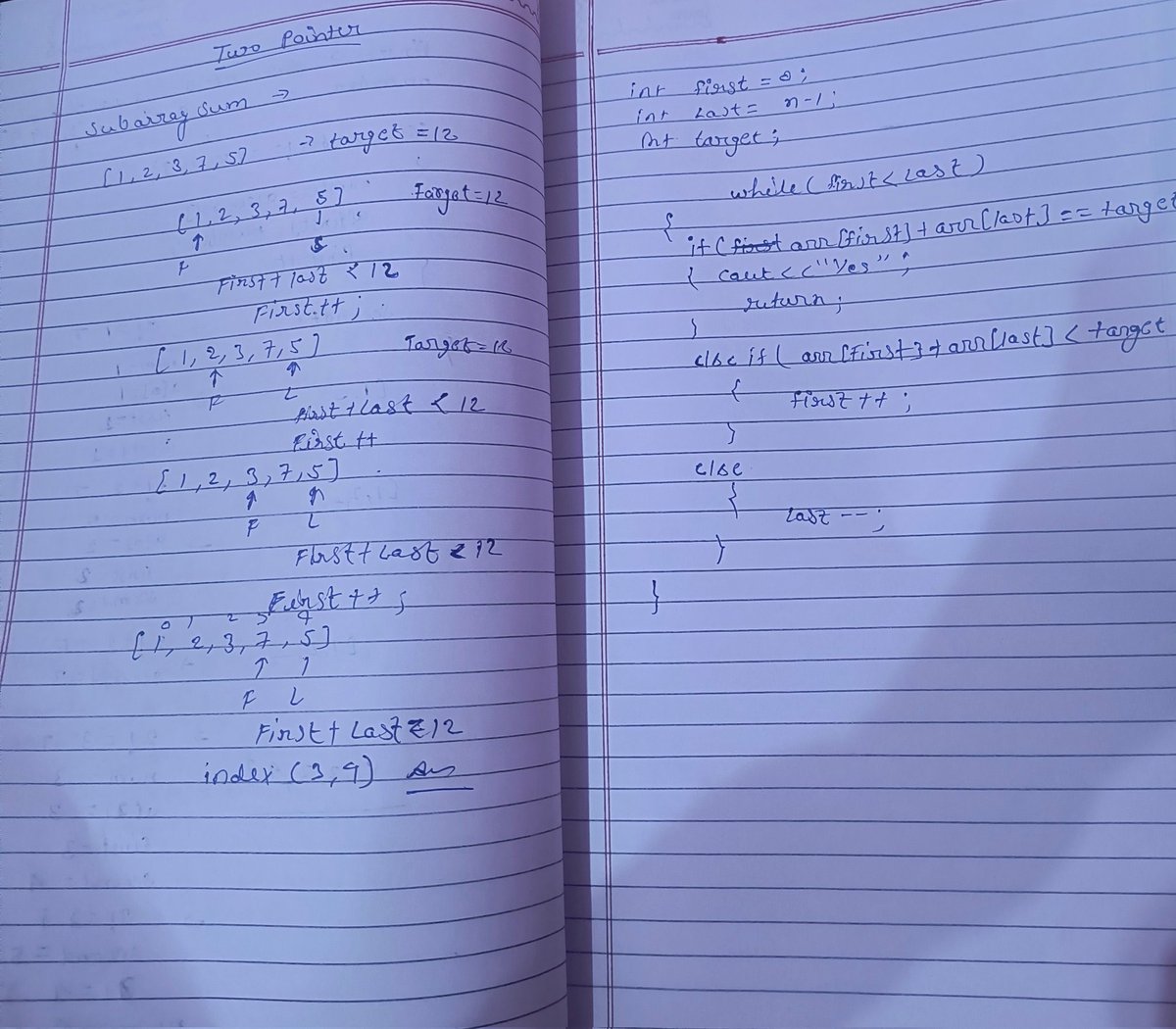 darshan20284172's tweet image. Day 3 – DSA 🔥

Solved two problems today using Two Pointers:
• Indexes of Subarray Sum
• Remove Duplicates from Sorted Array

Learning step by step!
#DSA #TwoPointers #100DaysOfCode #Coding