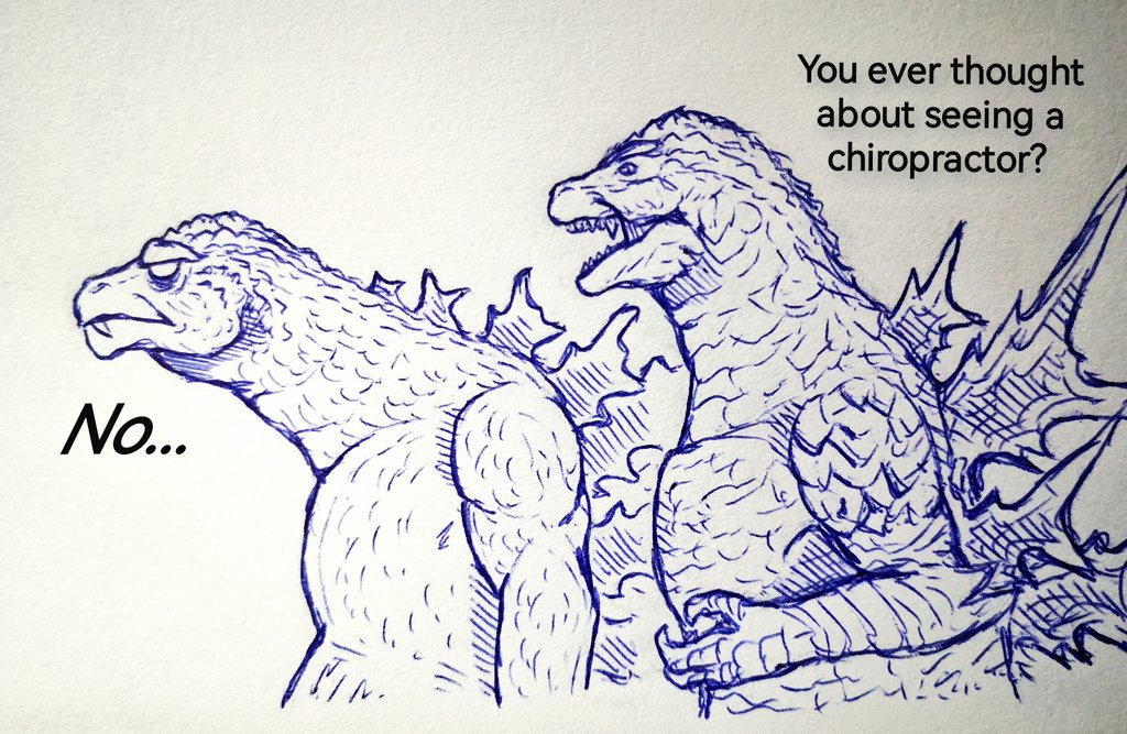 I think he really should 😭
#Godzillafanart #godzillaart