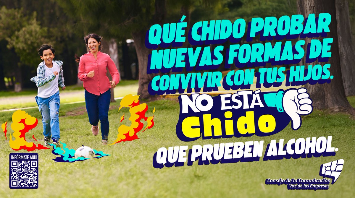 Fomenta momentos inolvidables y saludables en familia. La mejor diversión es aquella que construimos juntos, ¡lejos del alcohol!

👉 Prioriza el juego, el deporte y las actividades que fortalecen los lazos con tus hijas e hijos.

La prevención empieza en casa. 🏡

<a href="/ConsejoCC/">Consejo Comunicación</a>