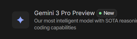 gemini 3 proきてる
