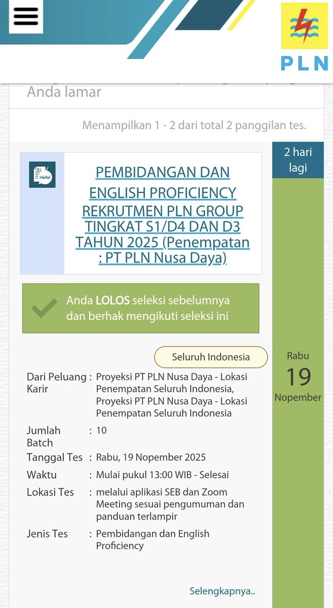 autumnwithkyu's tweet image. Tahun 2025 harus LULUS PLN! ⚡
Kuasai tes English Proficiency (AKDING) dengan e-book super lengkap:
✔ Soal-soal terbaru
✔ Pembahasan jelas
✔ Pola yang sering keluar
Upgrade skill kamu sekarang!
📘 lynk.id/baguseka