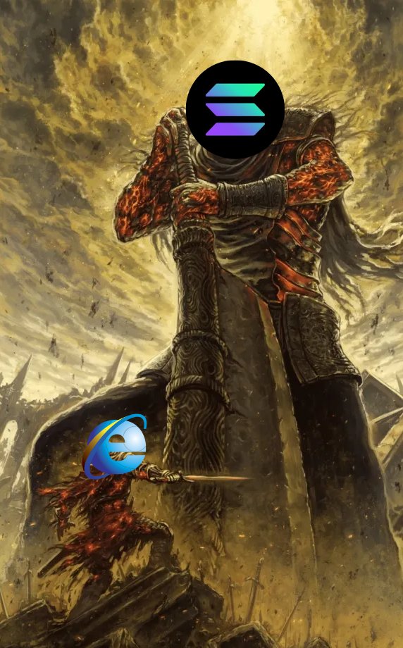 luminariessol's tweet image. internet down

Solana stays up