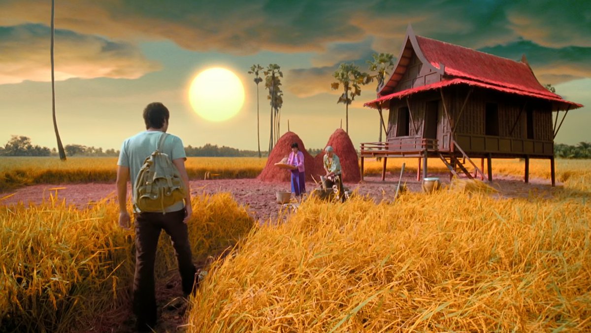 monocuromu's tweet image. หมานคร (Citizen Dog, 2004) หนังเซอร์เรียลที่ว่าด้วย ป๊อด หนุ่มบ้านนอกที่เข้ากรุงเทพมาหางานทำ ทั้งที่ยายเขาเคยทักว่ามาอยู่กรุงเทพระวังจะมีหางงอกจากก้น ป๊อดไม่เคยมีความฝันหรืออนาคตอะไร จนเขาได้พบกับจิน แม่บ้านในตึกเดียวกันที่หมกมุ่นอยู่กับหนังสือที่ตกจากฟ้า