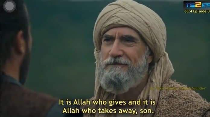 It is Allah who gives and it is Allah who takes away.......