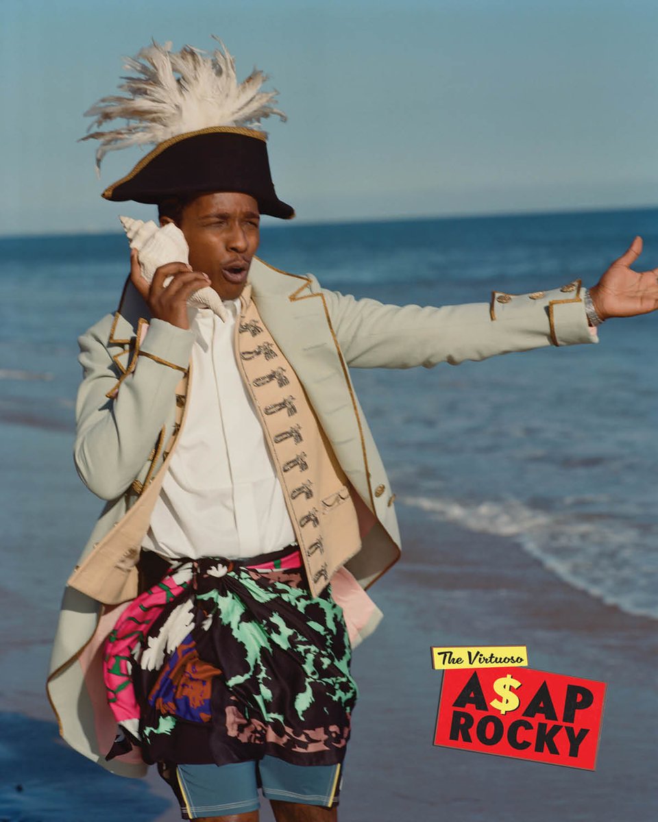 VanityFair's tweet photo. As a Harlem rapper mixing street tales with Rick Owens and Raf Simons, A$AP Rocky cultivated a unique persona: flamboyant, insouciant, all clever wordplay and soaring cheekbones. Today, he speaks his own language, tending toward what could be called Rockyisms: affably serious proclamations of his own charisma and good looks. “Acting is just another component of the great arts,” he says, squinting one early evening in the Los Angeles sun. “And I’m a Renaissance man.”

Rocky’s next phase is less a pivot than a fresh application of some immutable, sumptuous essence. He’s leaned way into film work, taking on meaty roles in parenting drama ‘If I Had Legs I’d Kick You’ and Spike Lee’s crime thriller ‘Highest 2 Lowest.’

https://t.co/Rr6XGpZ5MJ