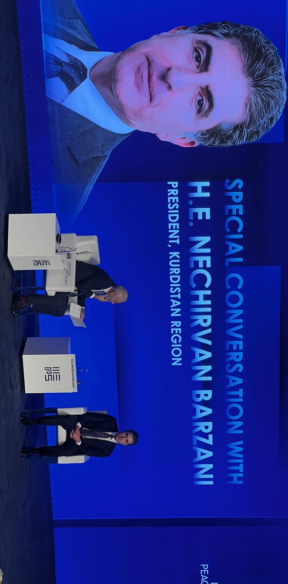 Yunusherwani's tweet image. نێچیرڤان بارزانی، سەرۆکی هەرێمی کوردستان لە کۆڕبەندی مێپس: هەڵسوکەوتی بەغدا لەگەڵ هەرێمی کوردستان دەستووری نییە
هاوکات گوتیشی دەبێت حکومەتی نوێی عێراق ببێتە هۆی ئارامی و سەقامگیری بۆ سەرجەم پێکهاتەکانی عێراق.@IKRPresident 
#nechirvanbarzani #MEPS #iraq #duhok #kurdistan