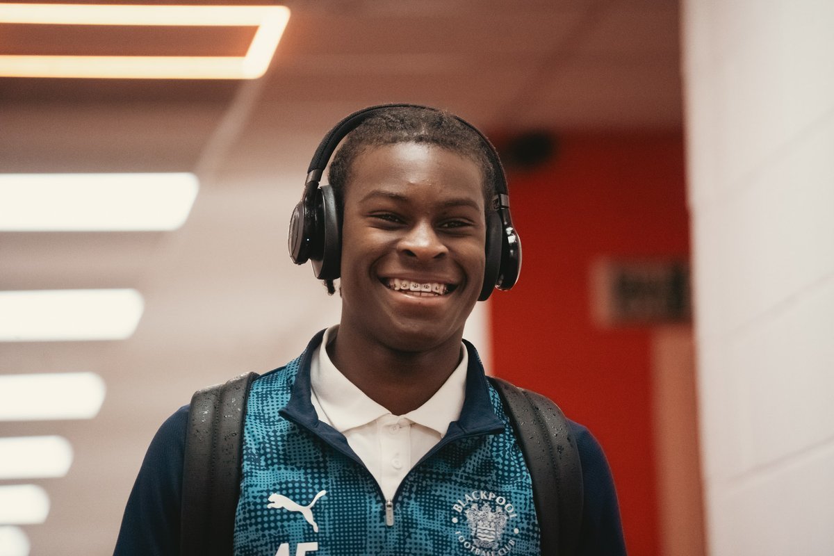 The Under-18's squad have arrived ahead of tonight's FA Youth Cup