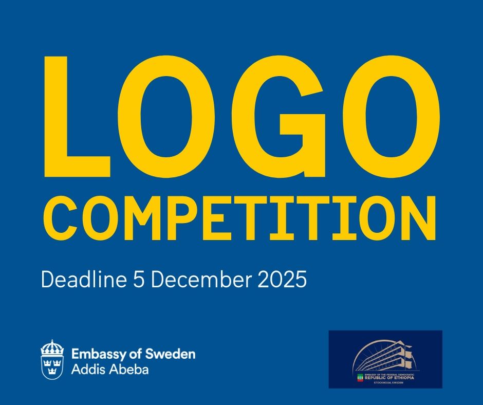 opportunitiesfy's tweet image. 🎨 Design the official logo for 80 Years of Sweden–Ethiopia relations!
💰 100,000 ETB prize
🌍 Featured by both embassies
🎉 Represent a historic milestone
⏳ Deadline: 6 Dec 2025
🔗 Apply: wp.me/p23f03-hpA
#SwedenEthiopia #LogoContest #GraphicDesign #YouthOpportunity