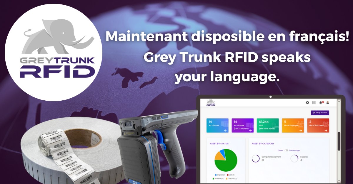 greytrunkRFID's tweet image. Grey Trunk RFID est maintenant disponible en français! 😄

Track tools, IT gear and more - your way, your language. 

👉 ow.ly/2beE50XpYs8

#GreyTrunkRFID #RFID #GestionDesActifs