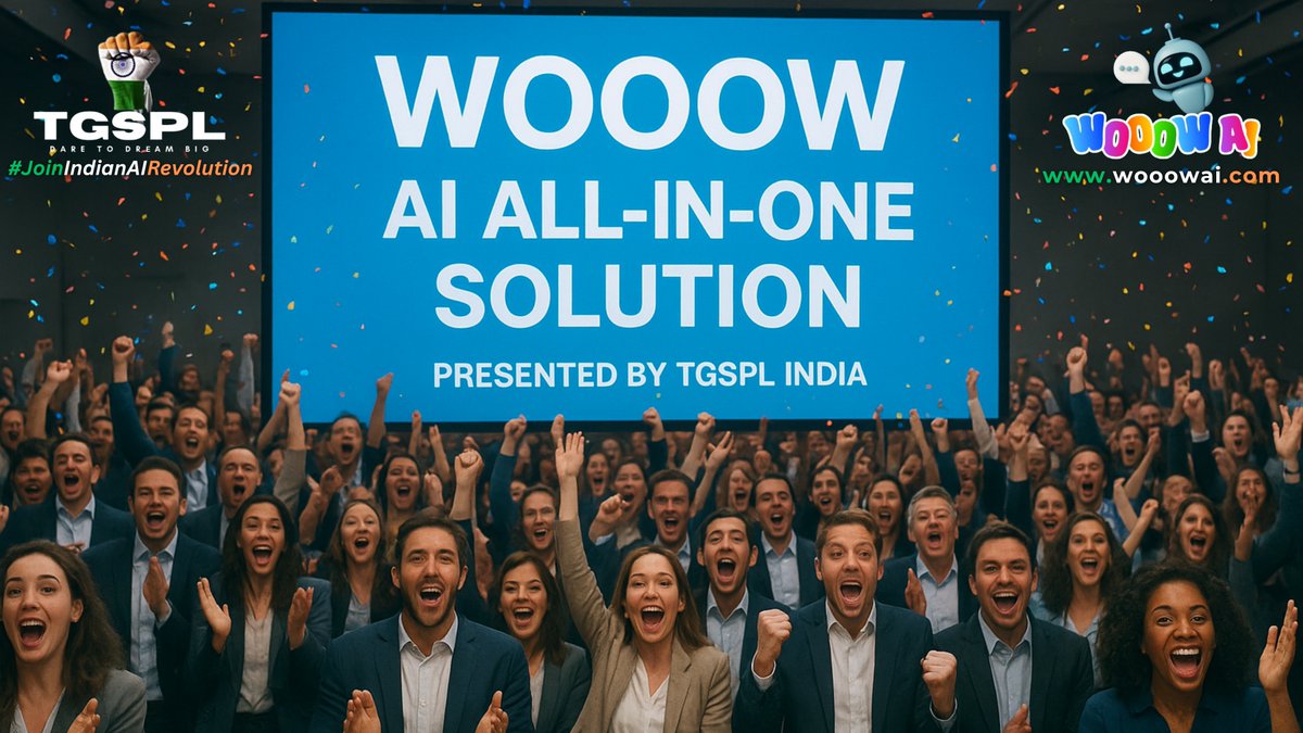 kaushal_parvesh's tweet image. ✅ WOOOW AI, the groundbreaking All-in-One Solution by TGSPL INDIA, brings automation, creativity, productivity, and smart learning together on one powerful platform

✅ Register FREE Now : 🇮🇳 wooowai.com/register?aff=Z…

✅ Grow Smarter Together! 🇮🇳

#TGSPLIndia #WOOOWAI