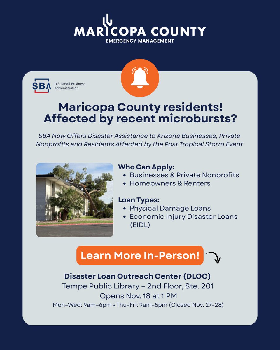 Maricopa County Dept of Emergency Mgmt tweet media