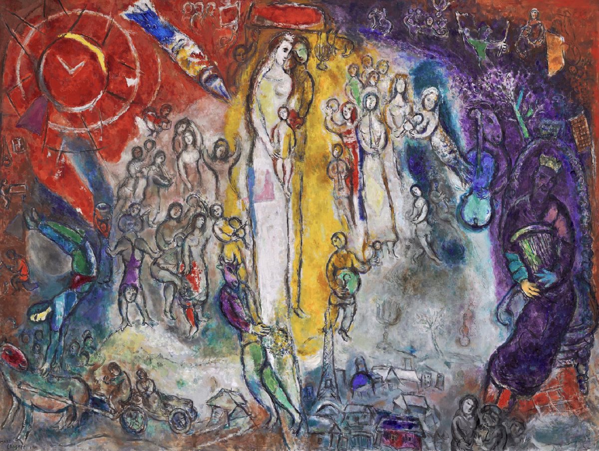 OperaGallery's tweet image. ✨Marc Chagall’s breathtaking ‘Le songe du Roi David’, estimated at USD 8,000,000 to USD 12,000,000, soared to an extraordinary USD 26,510,000 at Christie’s last night!

Painted in 1966, this monumental masterpiece is part of a remarkable series of large-scale religious works…