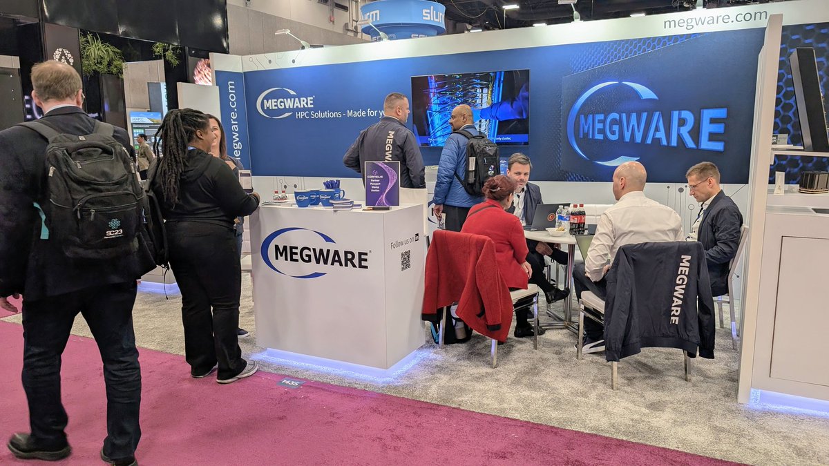MegwareComputer's tweet image. #SC25 is officially underway – &amp;amp; we’re right in the middle of it! 
We’re excited to welcome you to our booth #1435 to present you latest technologie updates as well as showcasing our liquid-cooled #HPC platform #EUREKA. 

👉 Come by and meet our team.

@Supercomputing #hpcignites