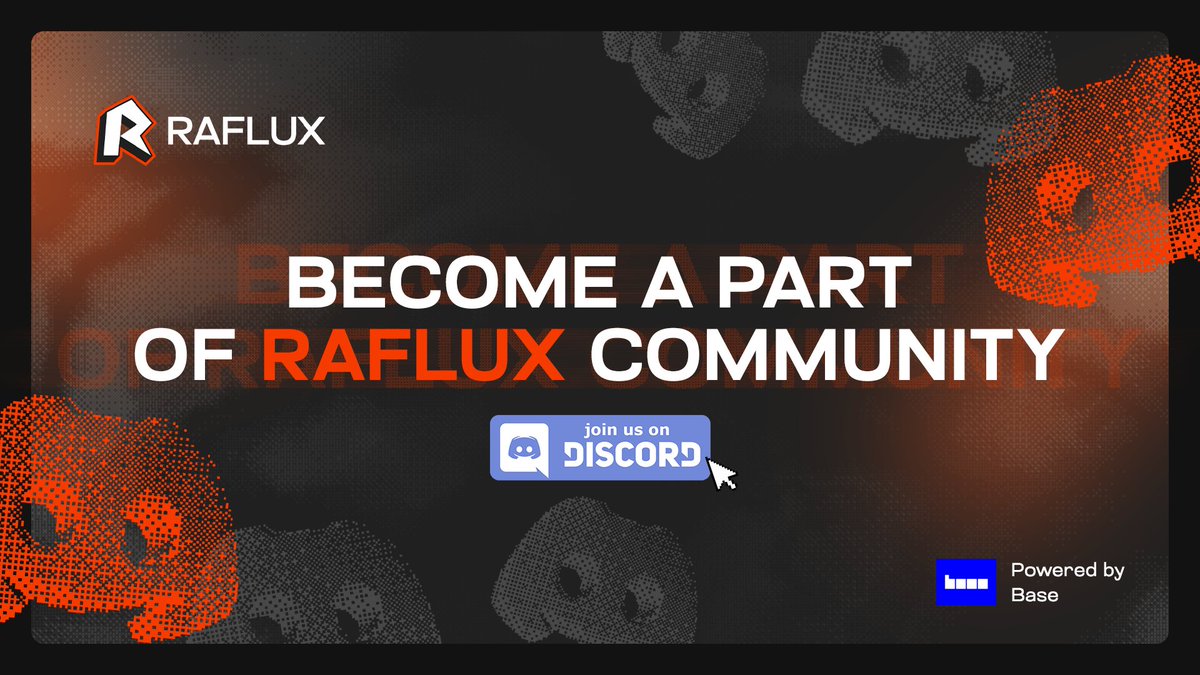Our official Discord server is now live!

A new home for the Raflux community where you can get updates, share feedback, join discussions, and be part of our long-term journey. 

Whether you're here to list, play, win, or build with us, this is where everything starts.

Join us: