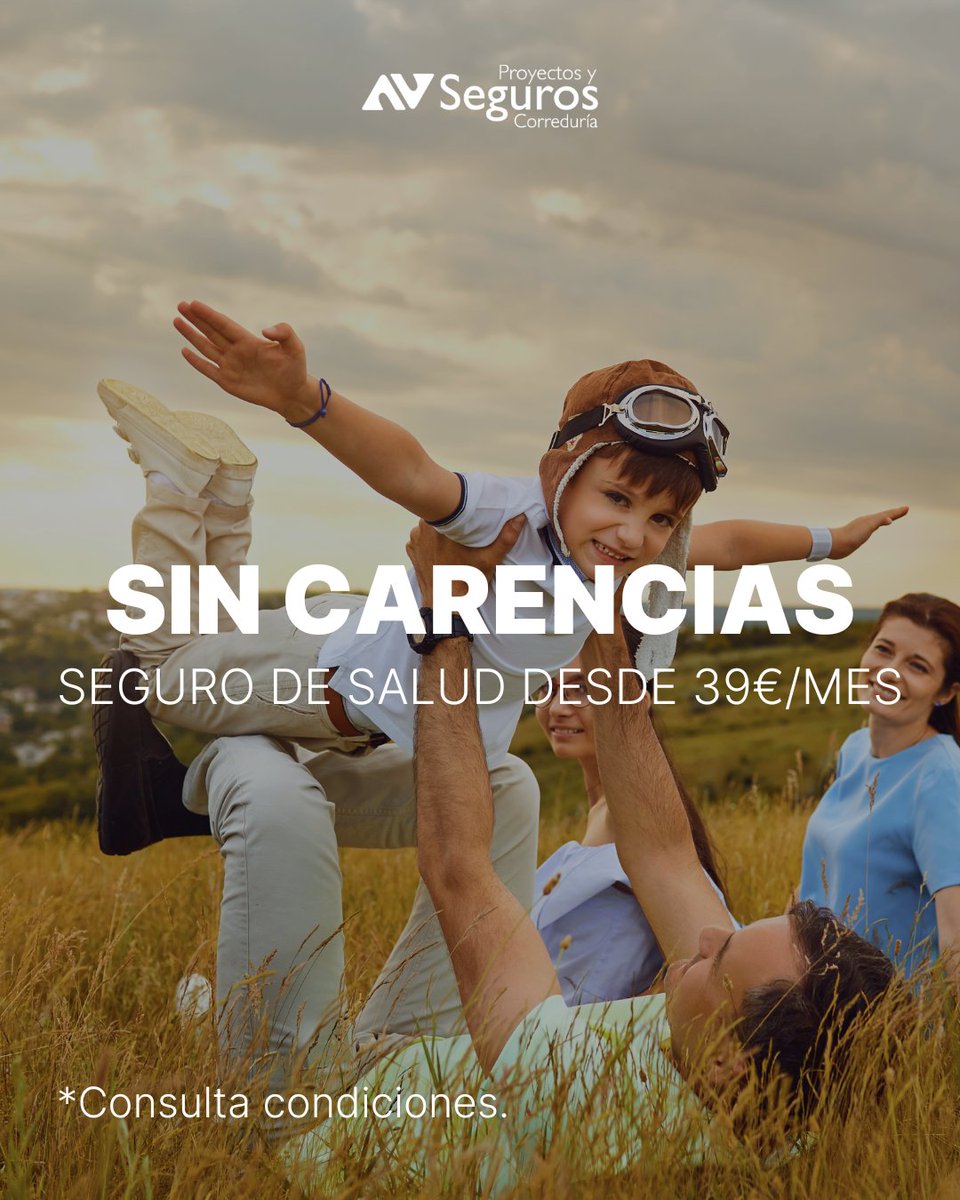 ✅¿Buscas un seguro de salud completo?

En Proyectos y Seguros hemos encontrado la mejor opción para ti desde 39€/mes.

👉Sin carencias
👉Sin copagos
👉Cobertura completa
👉Amplio cuadro médico

¡Y mucho más!

😎Infórmate en ProyectosySeguros.com

#ComparadorDeSeguros #Salud