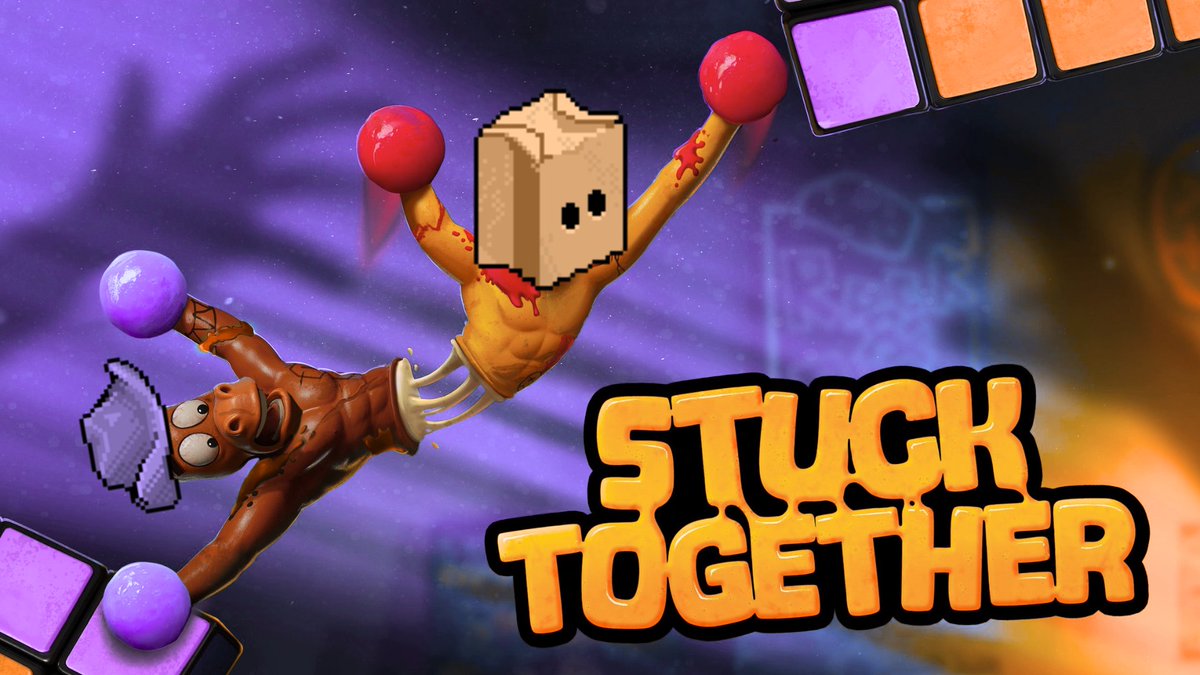 STUCK TOGETHER with <a href="/stinkywilfy/">Wilf</a>  👯‍♂️

This might be the official make-or-break between the both of us...  

Come watch us play #StuckTogether tomorrow from 19:30 (UTC) over at twitch.tv/stinkywilfy

suggestion by <a href="/stolp_origins/">stolp</a>