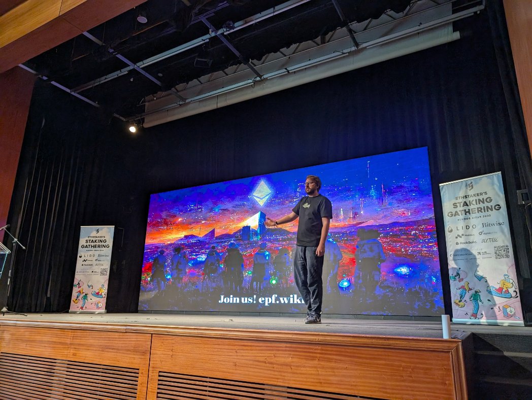 nixorokish's tweet image. don&apos;t have to be mad at core devs if you become one yourself :tapstemple:

the Ethereum Protocol Fellowship forks devs into ethereum core devs: epf.wiki

(@vdWijden from @go_ethereum at @ethstaker&apos;s staking gathering)