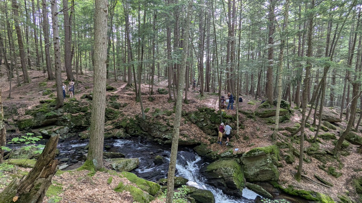 UBCAS's tweet image. #UBuffalo Earth Sciences students go deep into volcanic fieldwork! 🌋 

Six UB students and 10 from @SUNY explored massive volcanic calderas in New Hampshire—camping, hiking, and prepping meals while mastering geological fieldwork.

💬 arts-sciences.buffalo.edu/news-and-event…