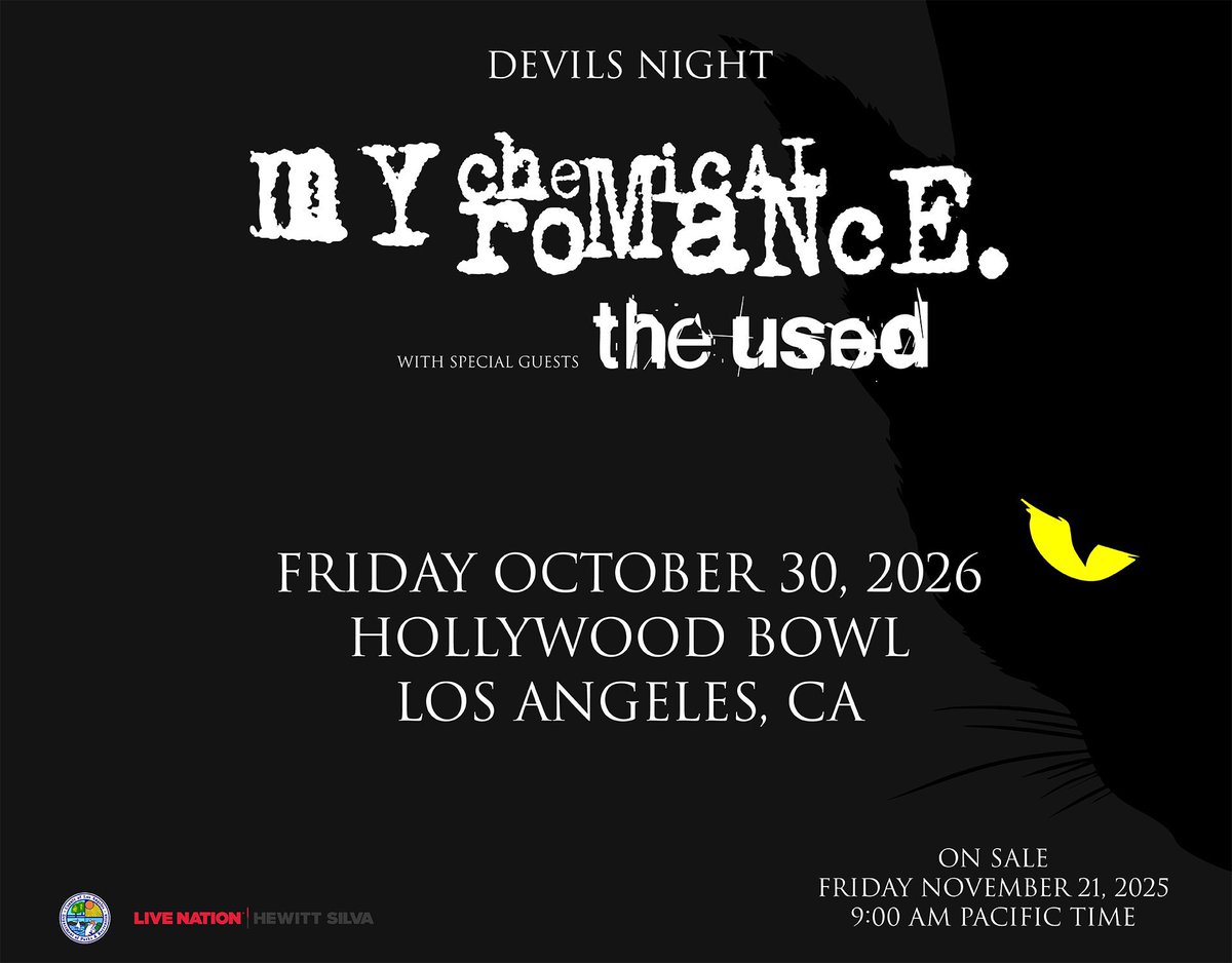 nightsgrow's tweet photo. three cheers font AND the cat illustration was mainly used during bullets era we are SO fucked https://t.co/3lspHmvecu