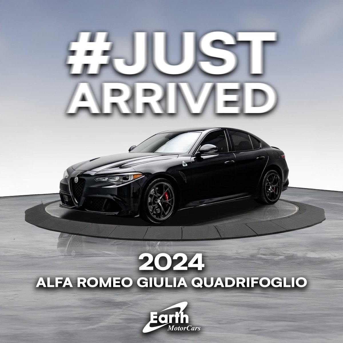 EarthMotors's tweet photo. #JUSTARRIVED 🚨
2024 Alfa Romeo Giulia Quadrifoglio just landed at Earth MotorCars.
Vulcano Black Metallic | 1,105 miles | $72,590

👉 https://t.co/H09WDtw2nw

#EarthMotorCars #LuxuryCars #Exotics #DFW #AlfaRomeo #GiuliaQuadrifoglio https://t.co/07NTzd6dLw