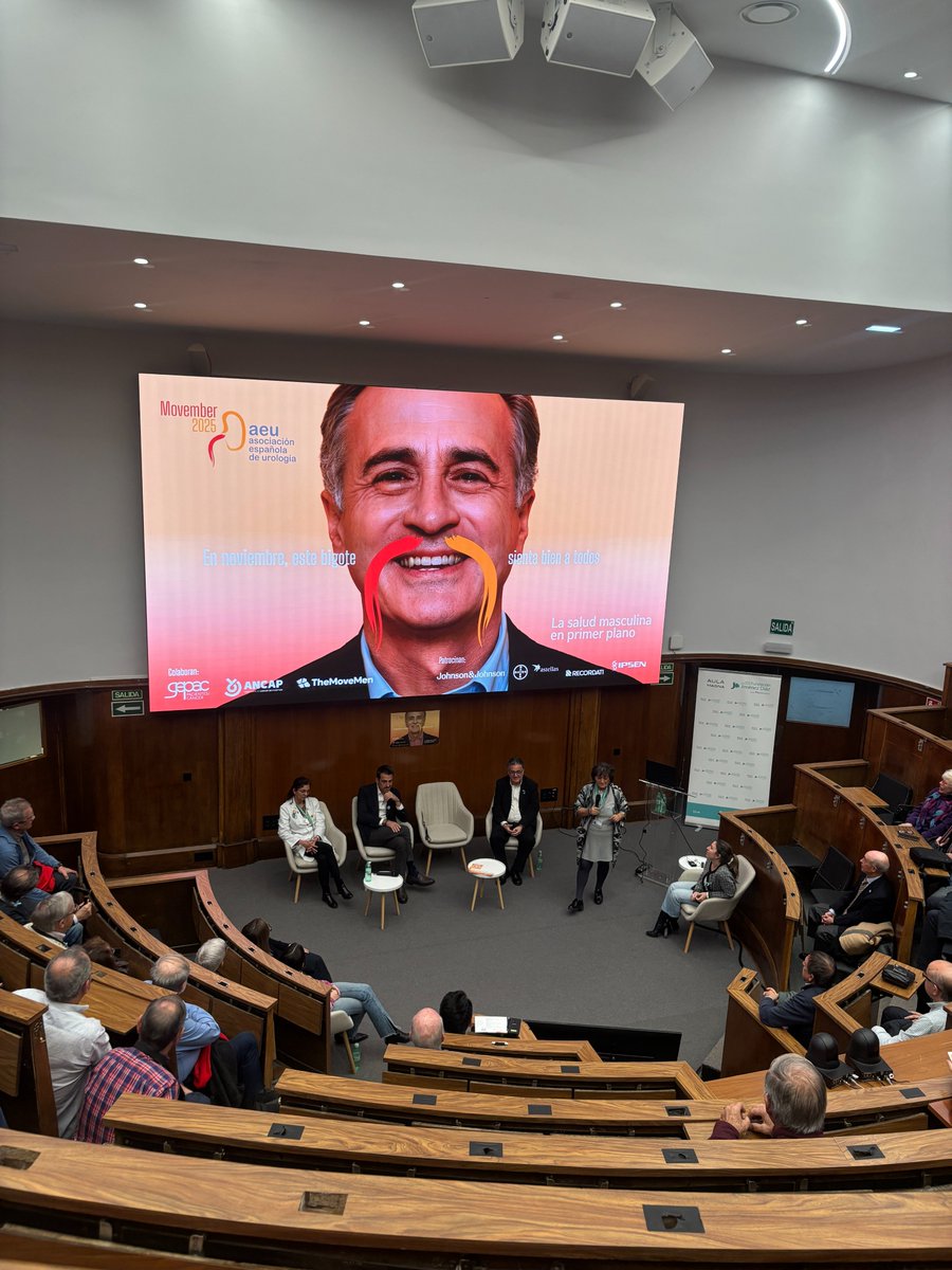 En el marco de #MovemberAEU25, hemos participado en una jornada de concienciación sobre cáncer de próstata en el <a href="/Hospital_FJD/">Fundación Jiménez Díaz</a>.