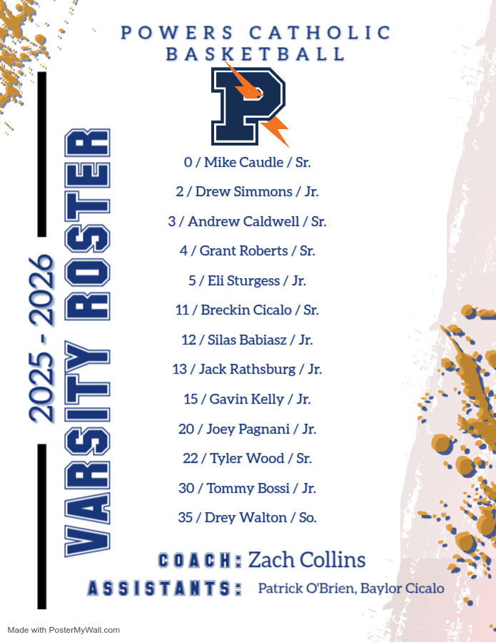 Your 2025-26 Powers Catholic Chargers