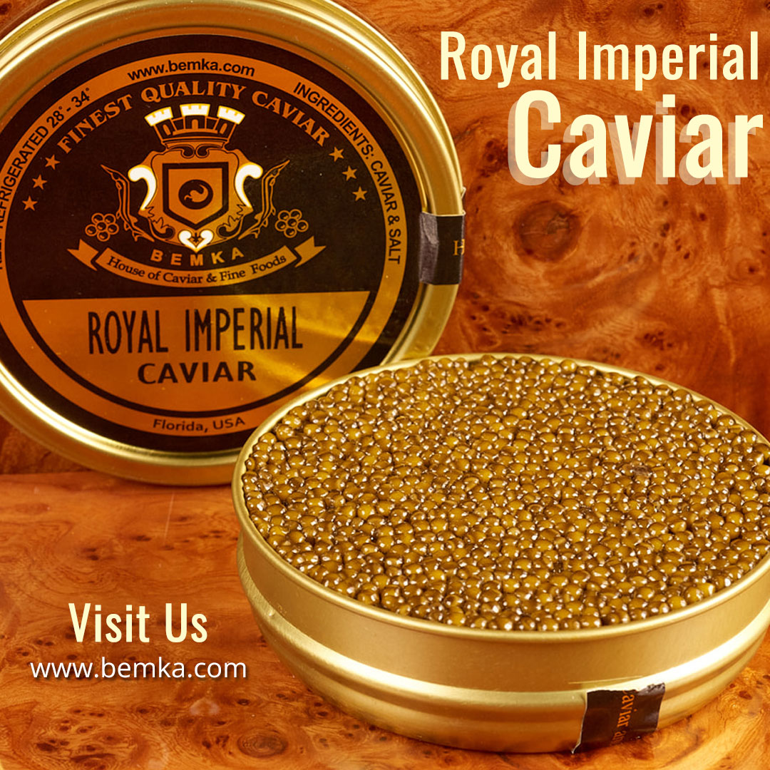 Bemka25's tweet photo. This #GoldenCaviar, from the #Acipenser Dauricus &amp; Acipenser Schrenckii species is farm raised in the Chinese Qiandoa Lake. Our #RoyalImperial,with its large size eggs, is light brown to golden in color, and has a firm texture with a creamy buttery finish. https://t.co/D53drtL08I https://t.co/lFkL3E6trT