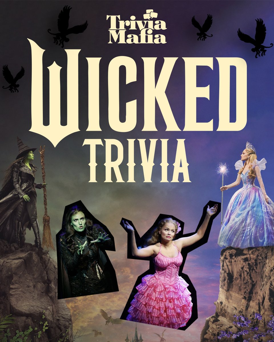 Find out if you have the courage, hearts and brains to win in WICKED Trivia hosted by <a href="/TriviaMafia/">Trivia Mafia</a>  at the taproom this Thursday at 7pm.

Note: this game covers the book, musical, and first movie - but not the new film. Everything else is fair game.