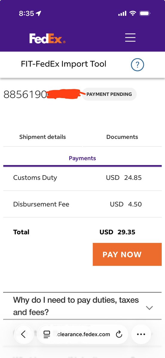 Uh, my friend pendant came with this unexpected  $30 import bill…are you kidding <a href="/AviSchiffmann/">Avi</a>?

They used a Canadian 3PL and didn’t even give users a heads up they’d be on the hook for the tariff??