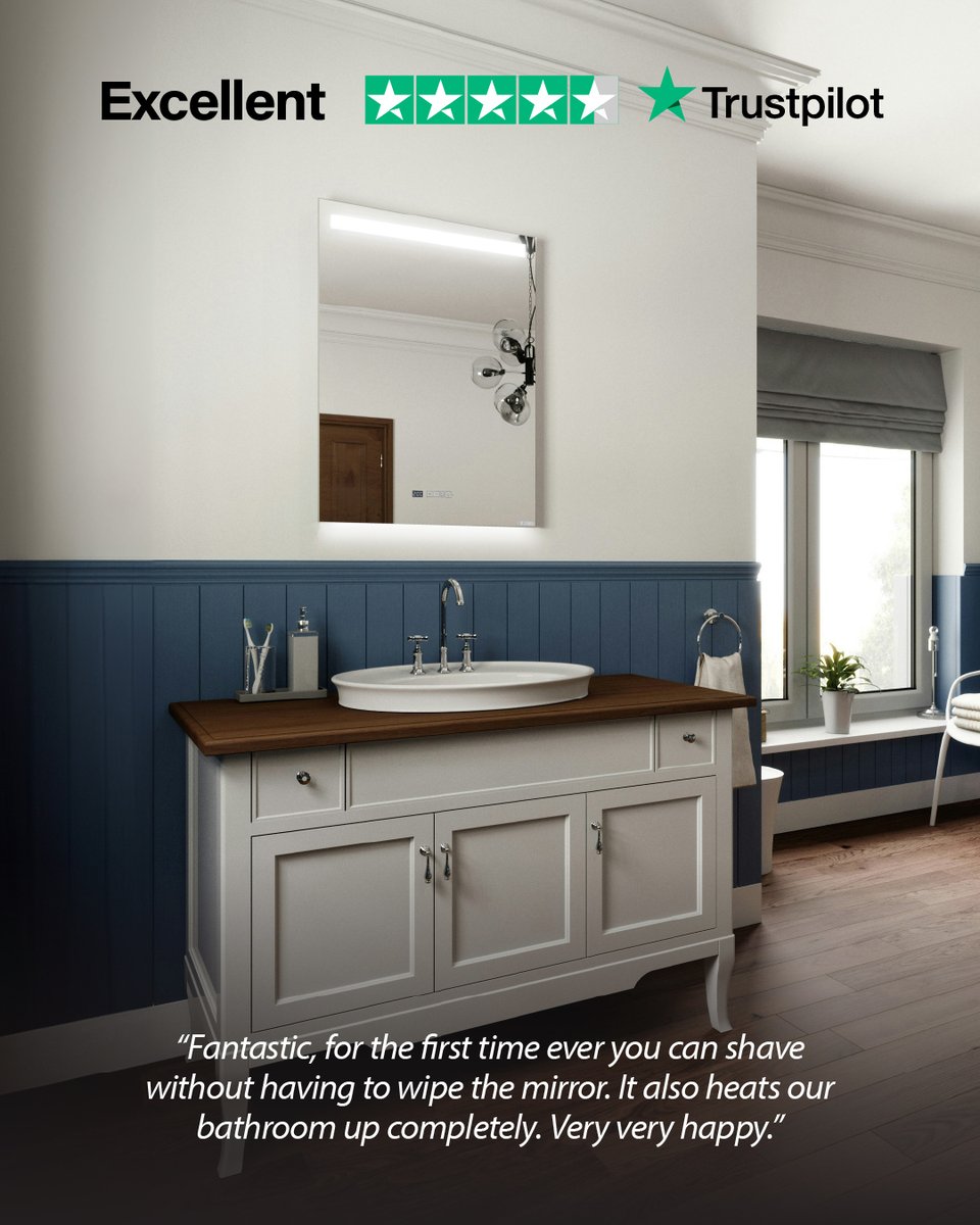 herschel_ir's tweet image. ⭐ Big thanks to Simon for sharing this glowing TrustPilot review! 🔗 View our mirror heaters and full panel heater range here: tinyurl.com/4bh2bzvj

#herschelinfrared #InfraredHeaters #InfraredHeating #EcoFriendly