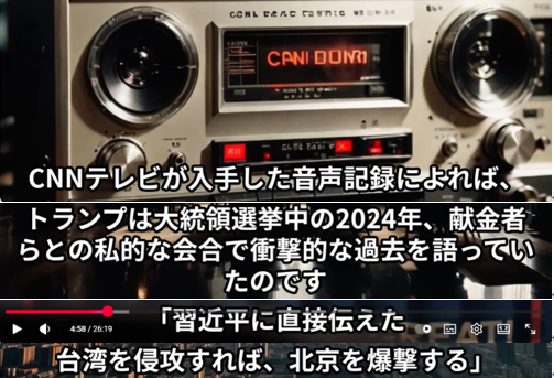 ysooonmiih's tweet image. ndc392◆台湾侵攻で北京爆撃◆pbgo
高市首相の国会答弁は法の正当解釈でよゐこのAI発信！
youtube.com/watch?v=VIyuIP…
✡トランプは第一期政権時代、習近平に直接「台湾を侵攻すれば北京を爆撃する。それ以外の選択肢はない！」と告げたとされる。2025年、CNNが入手した音声記録による。…