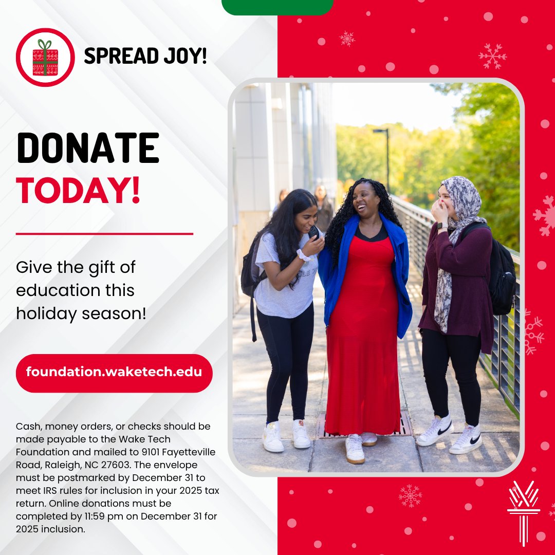 Wake Tech Foundation tweet media