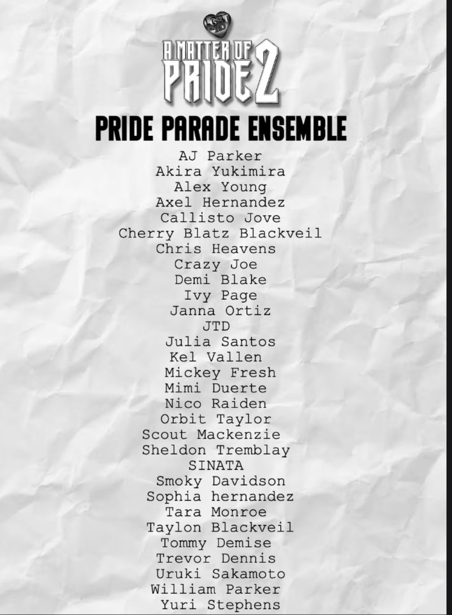 LGBTKOGym's tweet image. It wouldn't be a musical without a program!

Get ready this weekend as LGBTKO hits up New York City and we give you a two night show of absolute theatre (get it cause we can't do absolute cinema)

All of this will be streamed on Twitch.tv/eteamstreams