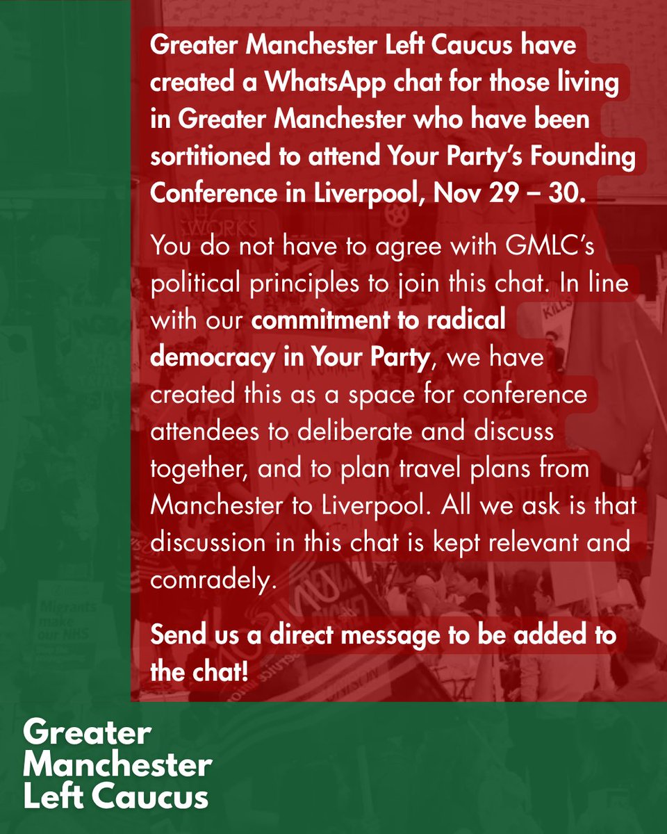 Greater Manchester Left Caucus tweet media