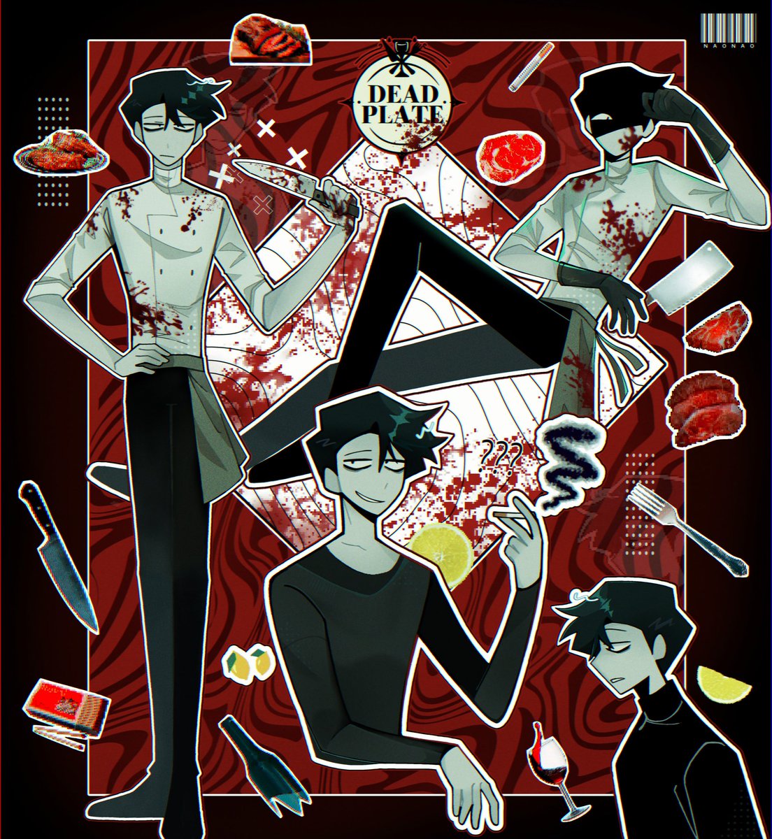 naonao000_'s tweet image. Can&apos;t believe the crazy french chef singlehandedly brought me back from artblock 
He looked too good not to draw ❤️
I&apos;ve also been having an intense deadplate brainrot lately I need help 

#deadplate #deadplatevincent #deadplatefanart #vincentcharbonneau