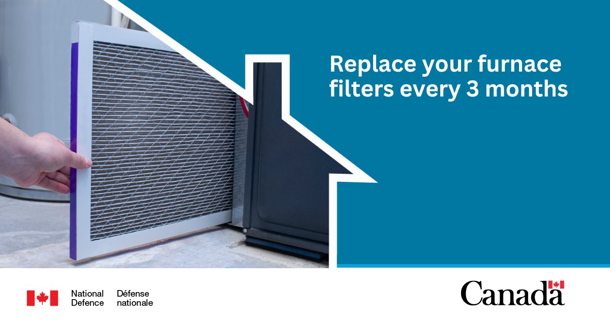 Temperatures are dropping, which means furnaces are kicking in! Before winter sets in, make sure your furnace filter is clean. A clean filter = better efficiency, longevity, and lower energy costs.

Find more furnace tips in the Occupant Handbook: canada.ca/en/department-…
